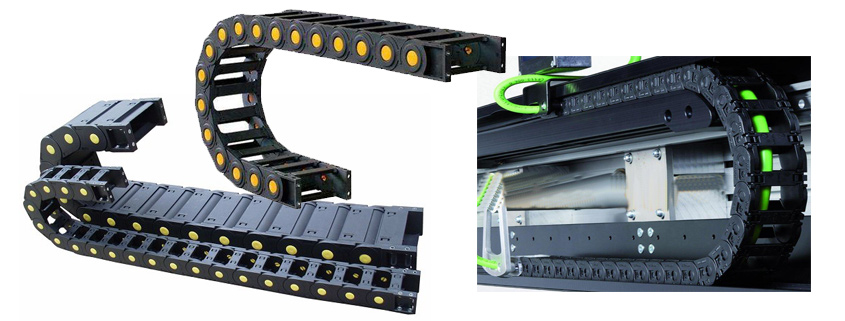 橋式和全封閉尼龍拖鏈、坦克鏈、 電纜拖鏈